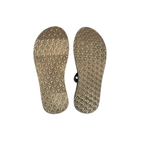 Teva Olowahu Flip Flops Sandals Black Women’s Size 6 Beach Summer - Picture 7 of 9